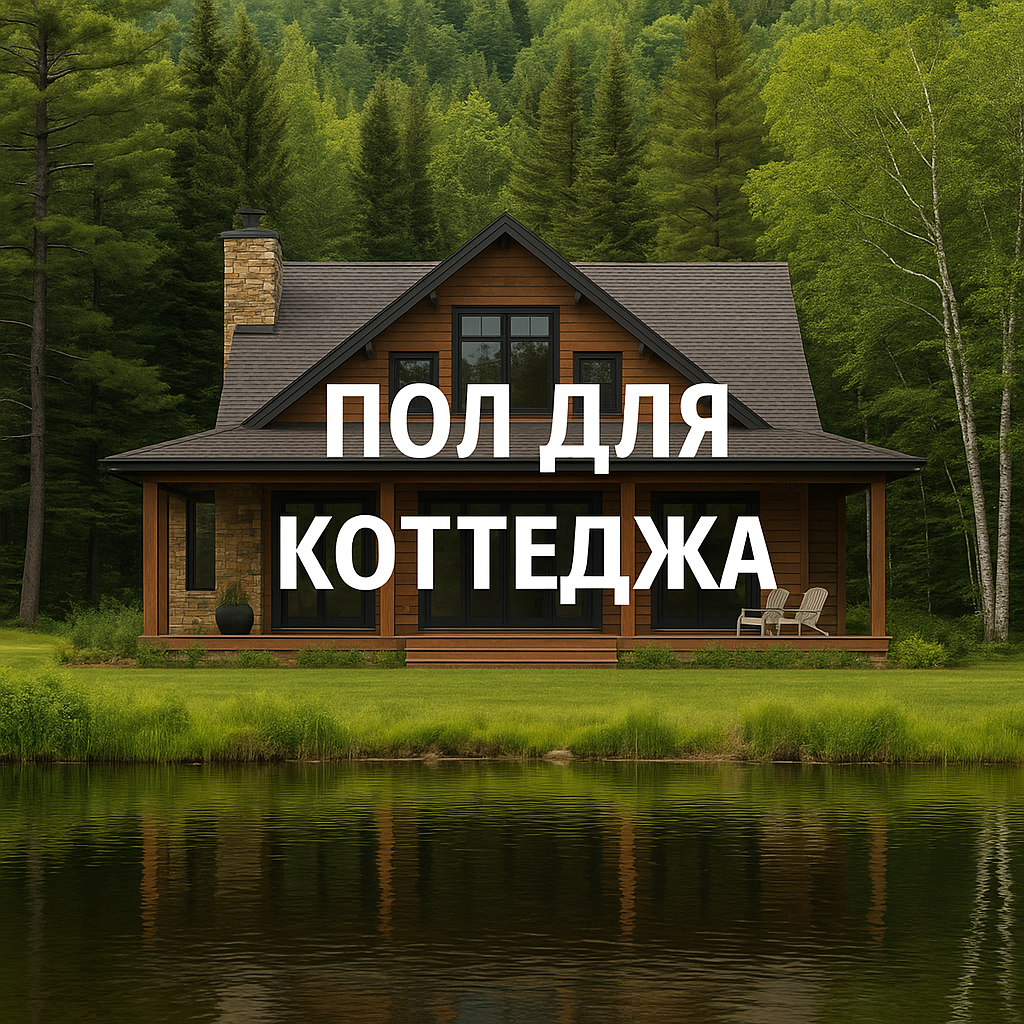 Пол для коттеджа