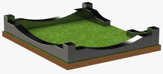 недорогой гранитный цоколь