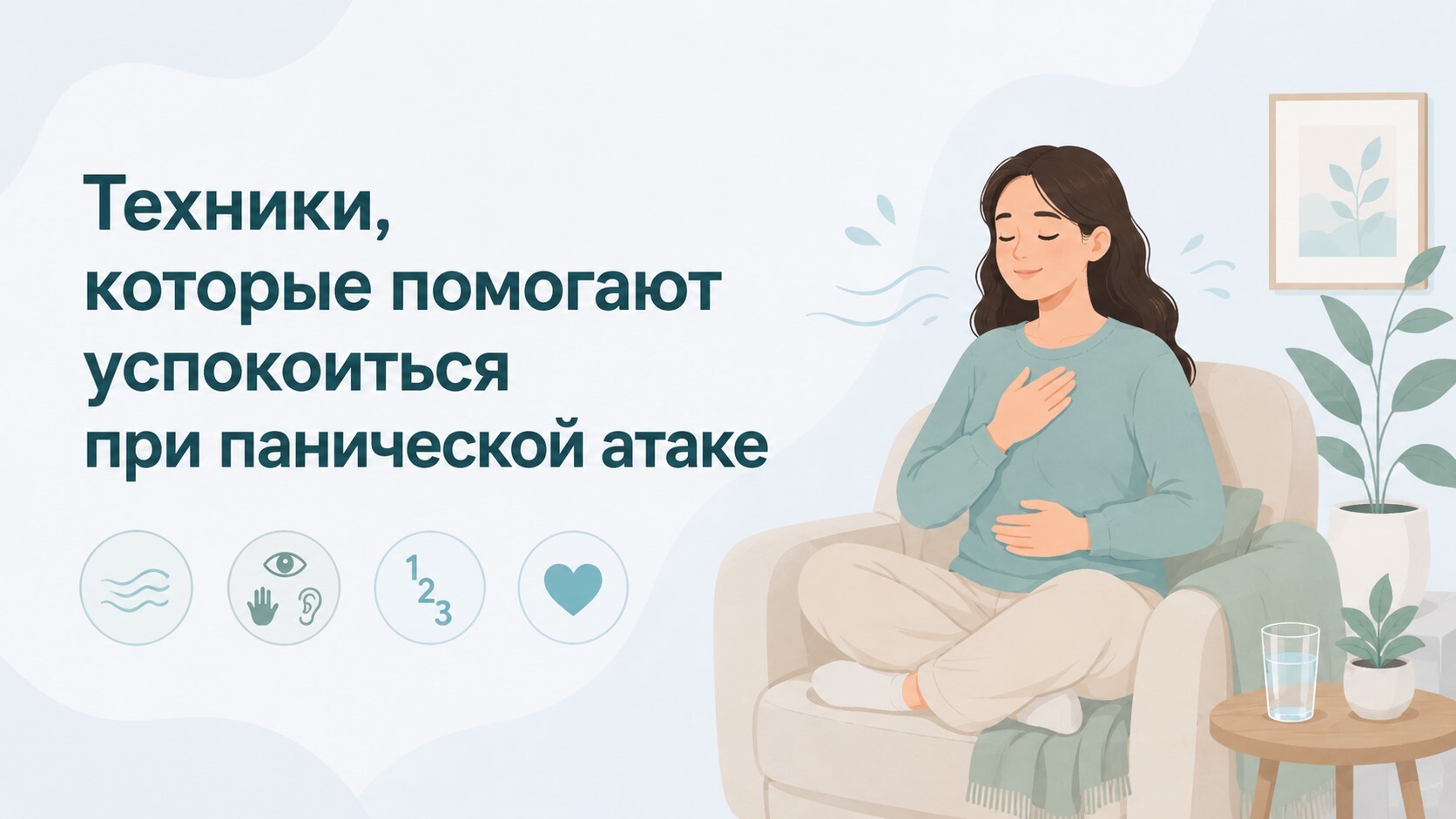 Техники, которые помогают успокоиться при панической атаке