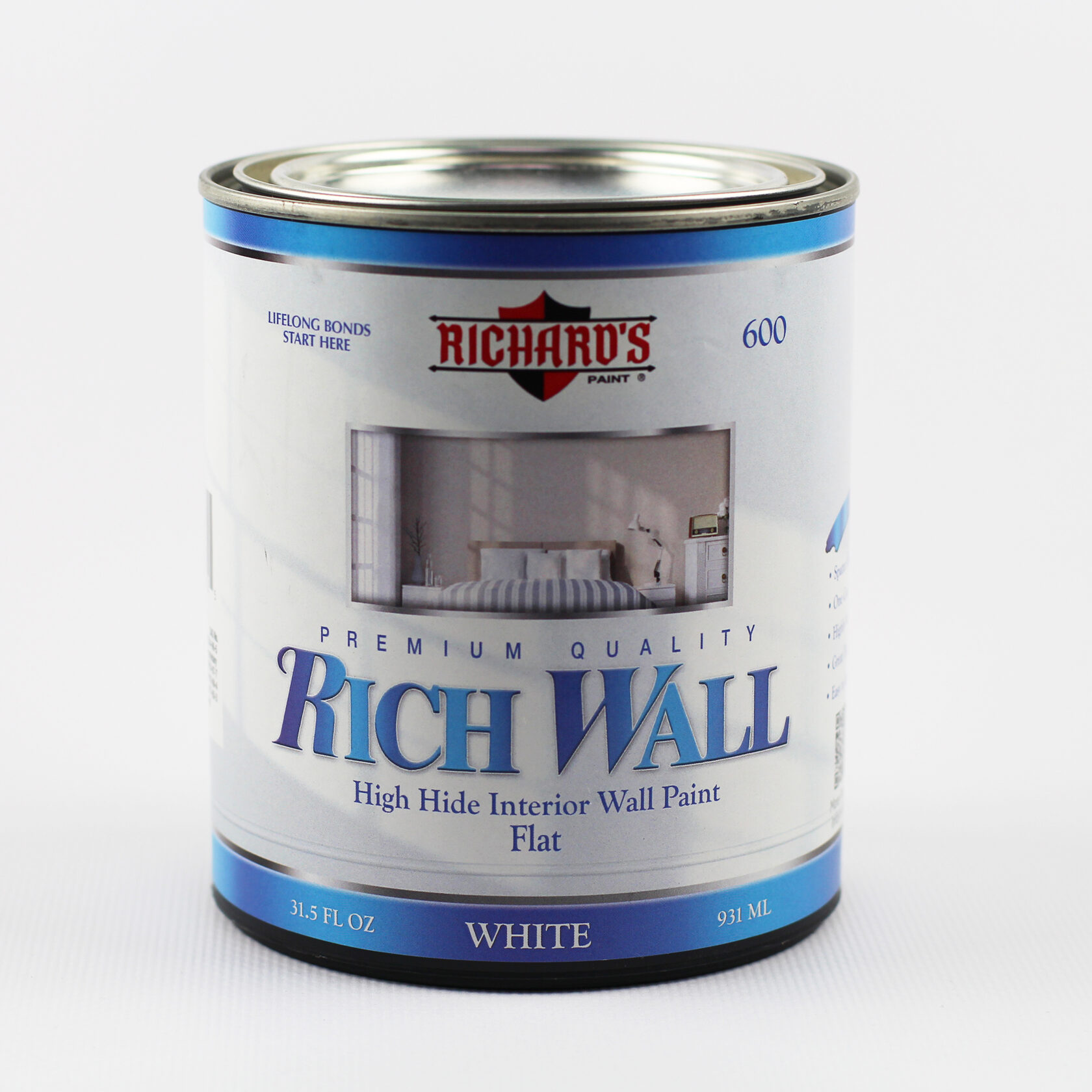 RICH WALL HIGH HIDE INTERIOR MATTE WALL PAINT Richard's paint