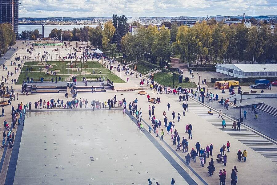 Фото центральной площади ижевска