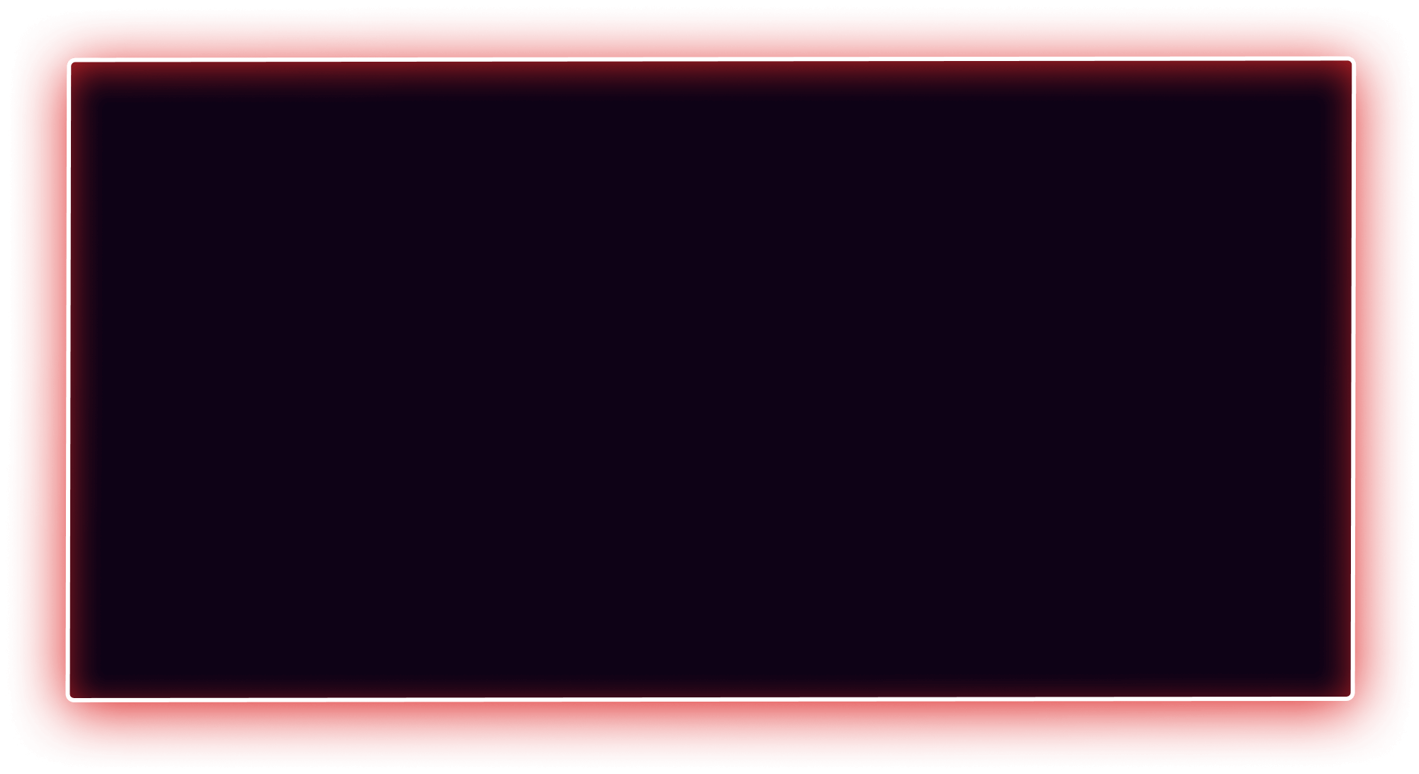 черный прямоугольник, черный четырехугольник, черный фон, прямоугольник с красной подсветкой