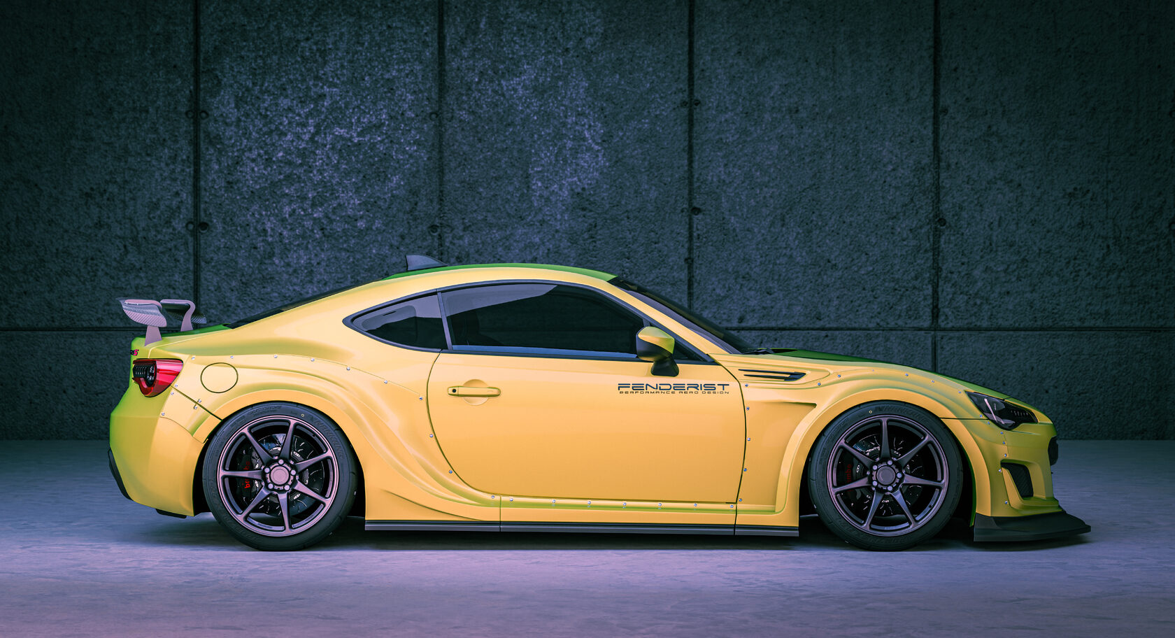 FENDERIST SPEC S FENDER FLARES SET / WIDE BODY KIT SUBARU BRZ 20172020