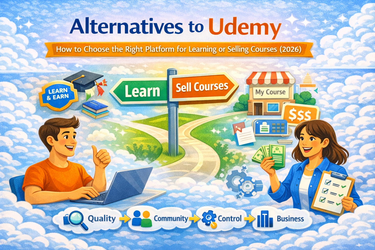 Alternatives to Udemy: How to Choose the Right Platform for Learning or Selling Courses (2026)