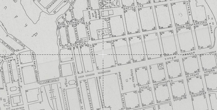 План Свердловска 1920 г