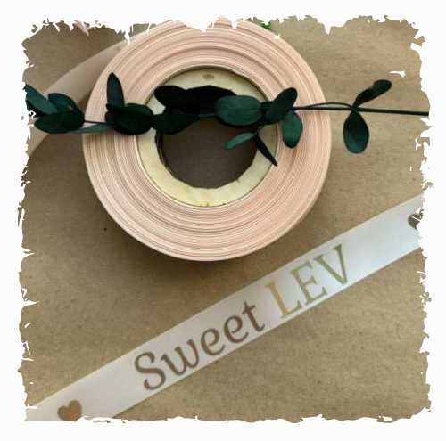 Печать логотипа на сатиновой ленте на заказ - брендированная лента с ...