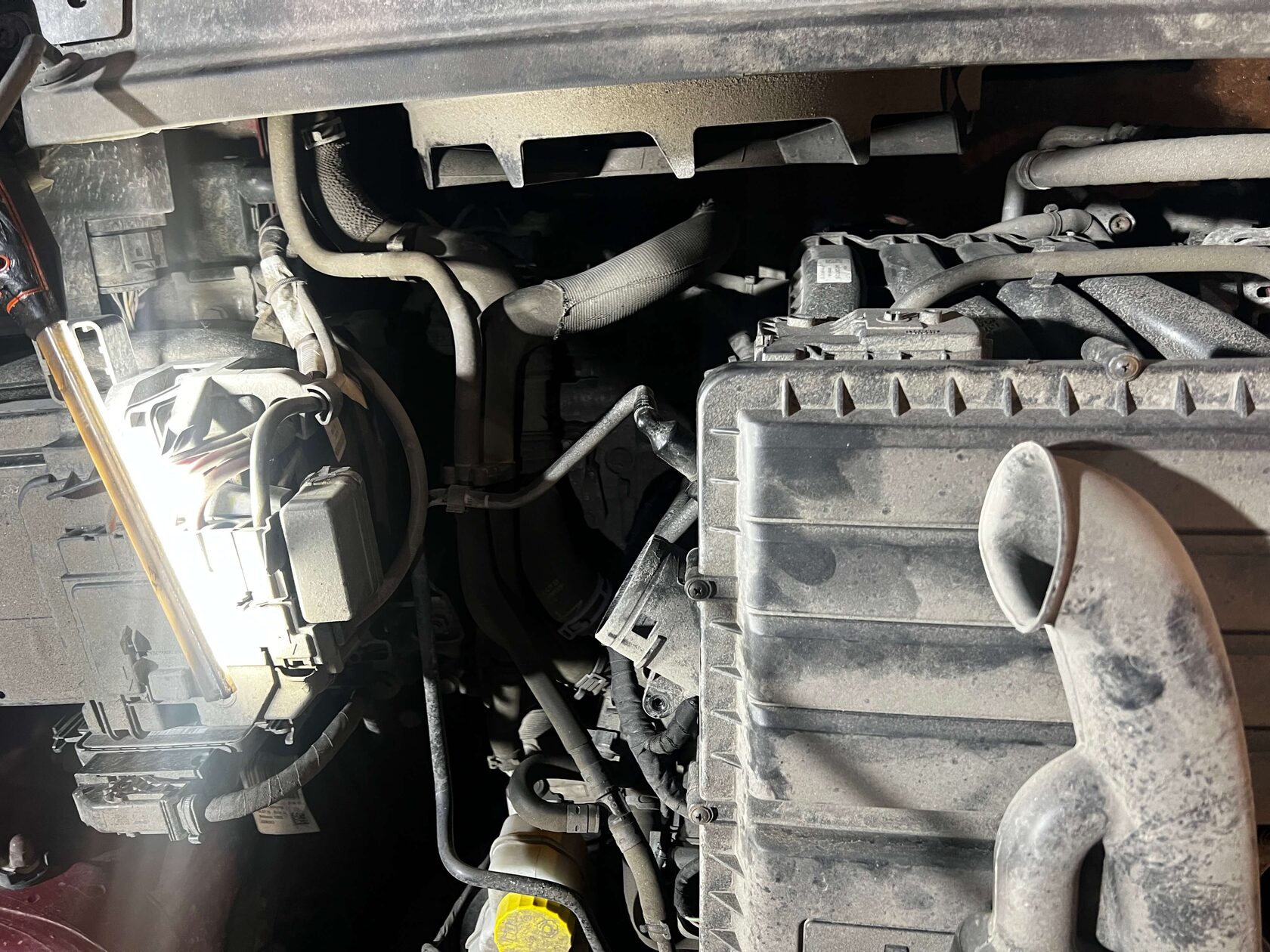 Аппаратная замена антифриза VW Polo подключение