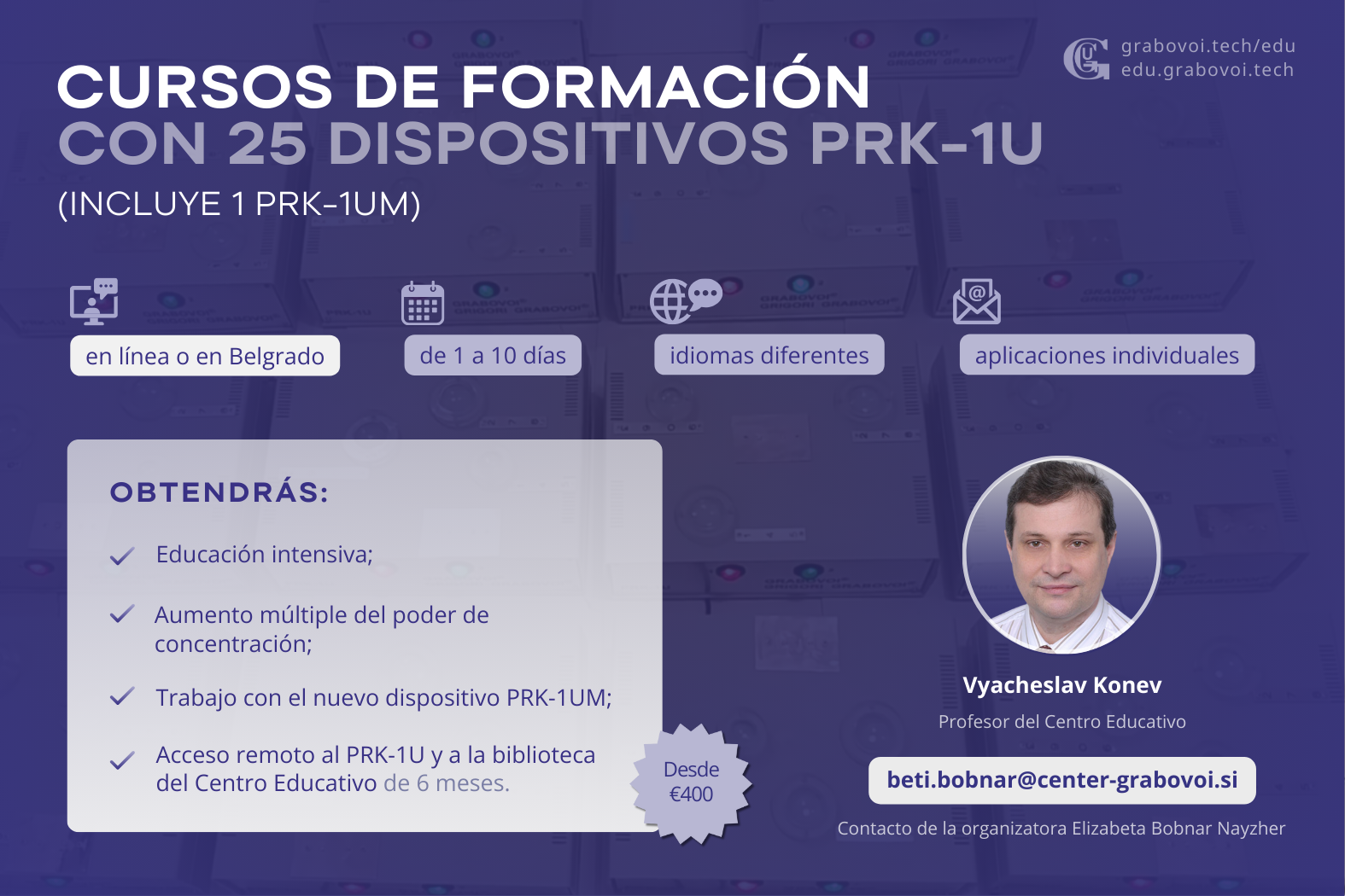 Cursos de formación con 25 PRK-1U Vyacheslav Konev