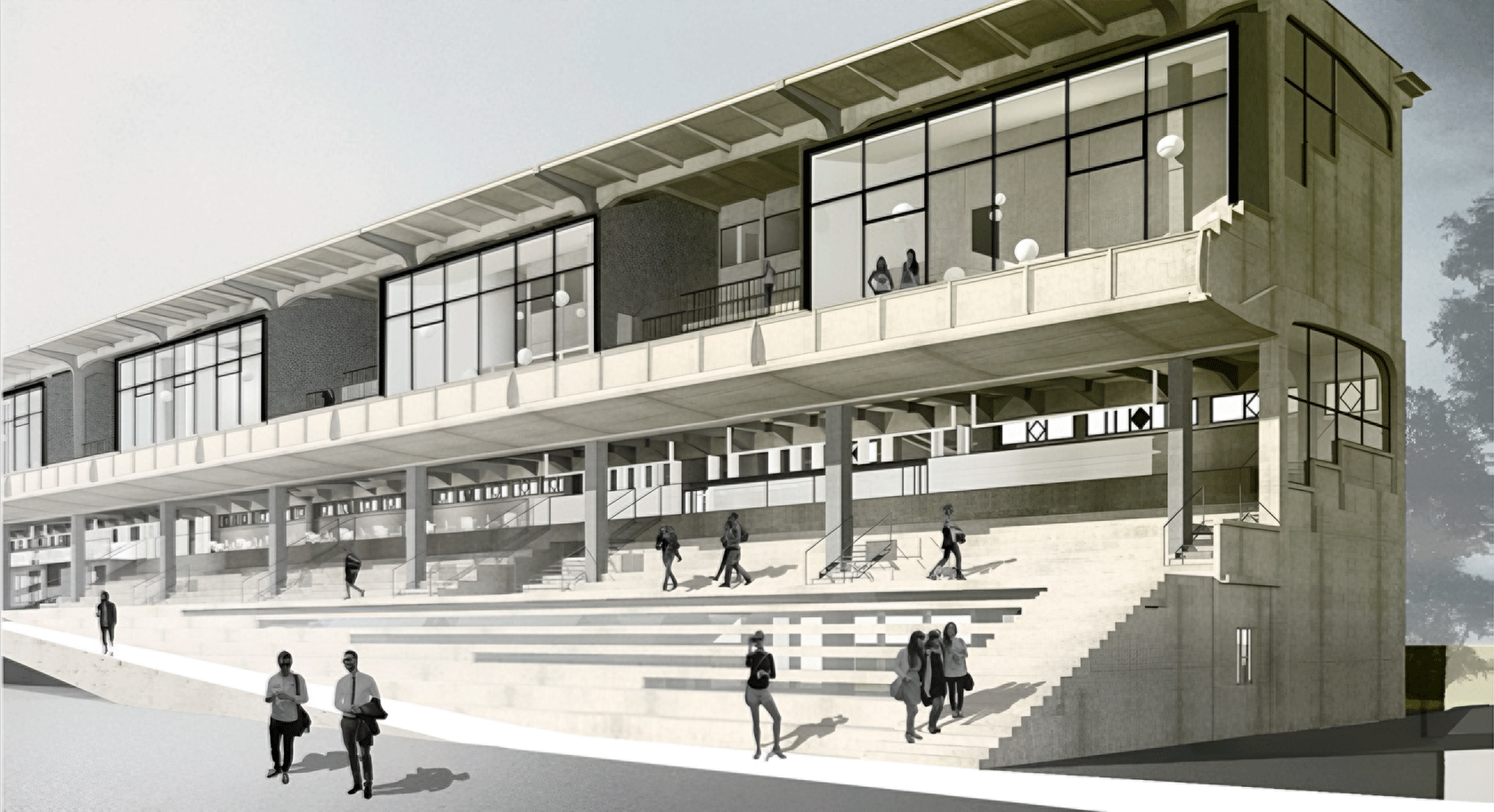 Competitive Design Project for Revitalization of the Historical Hippodrome in Vienna