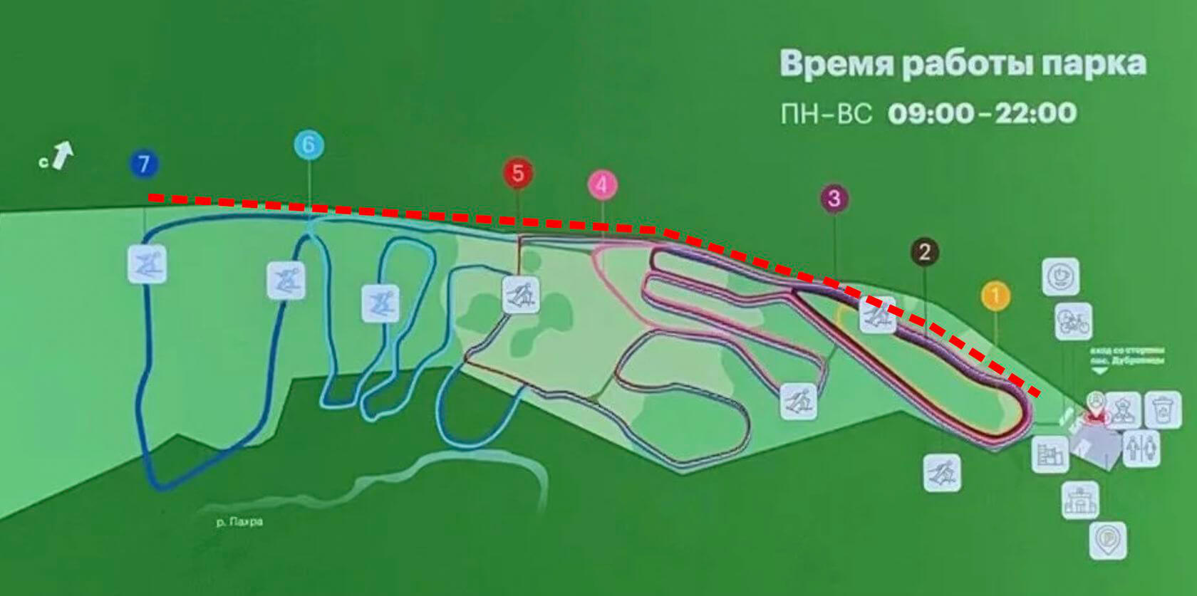 Дубровицкий лес - спортивная трасса и место для прогулок на свежем воздухе