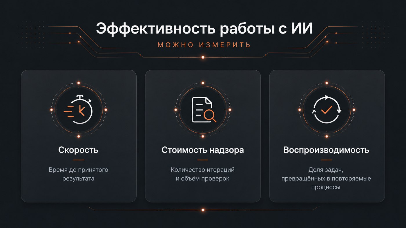 Скорость, стоимость надзора, воспроизводимость