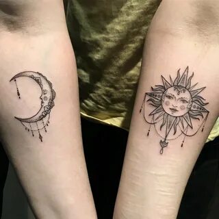 Что означает татуировка солнце и луна?