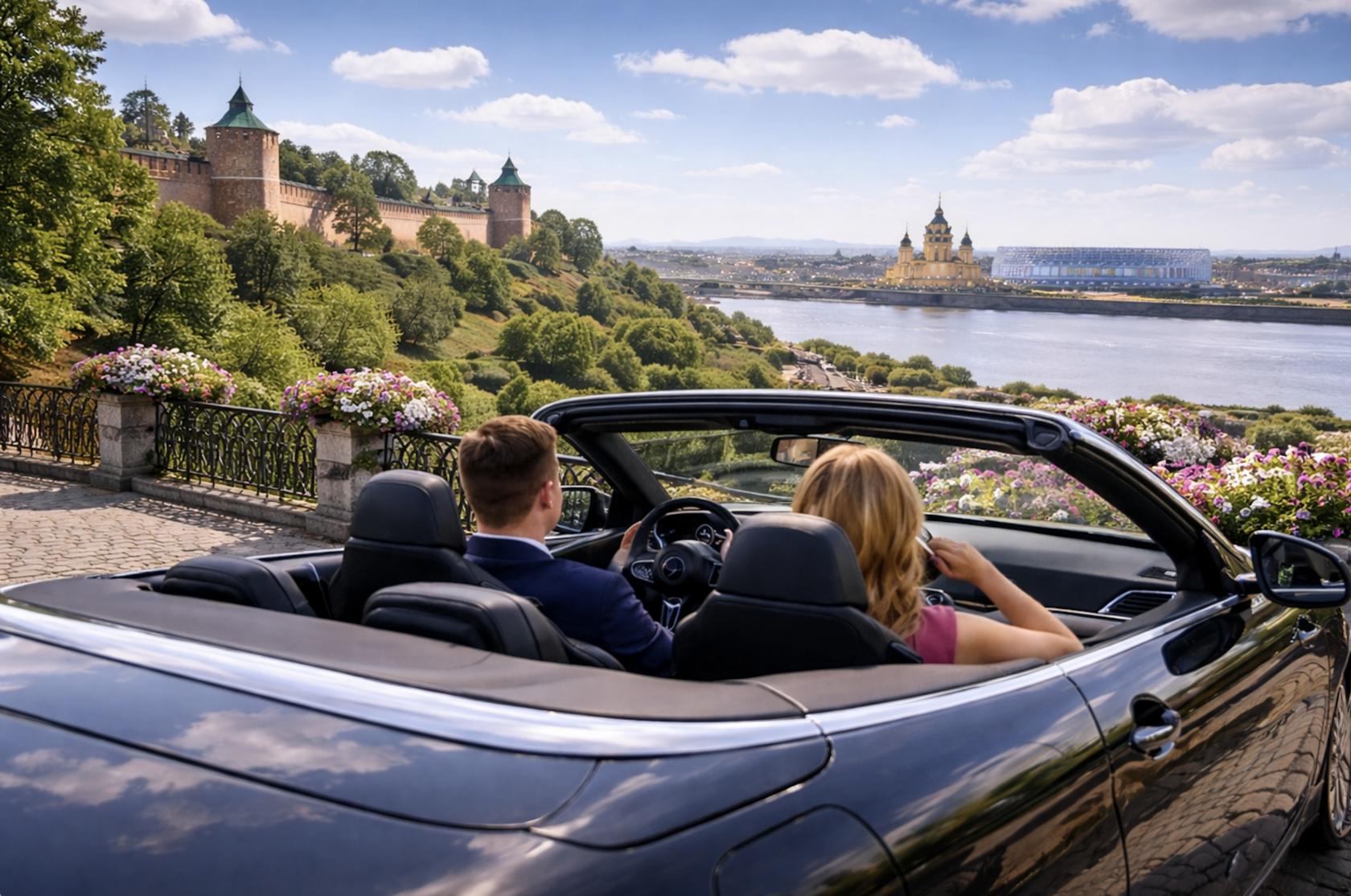 Аренда кабриолета в Нижнем Новгороде — романтические экскурсии по Нижнему Новгороду