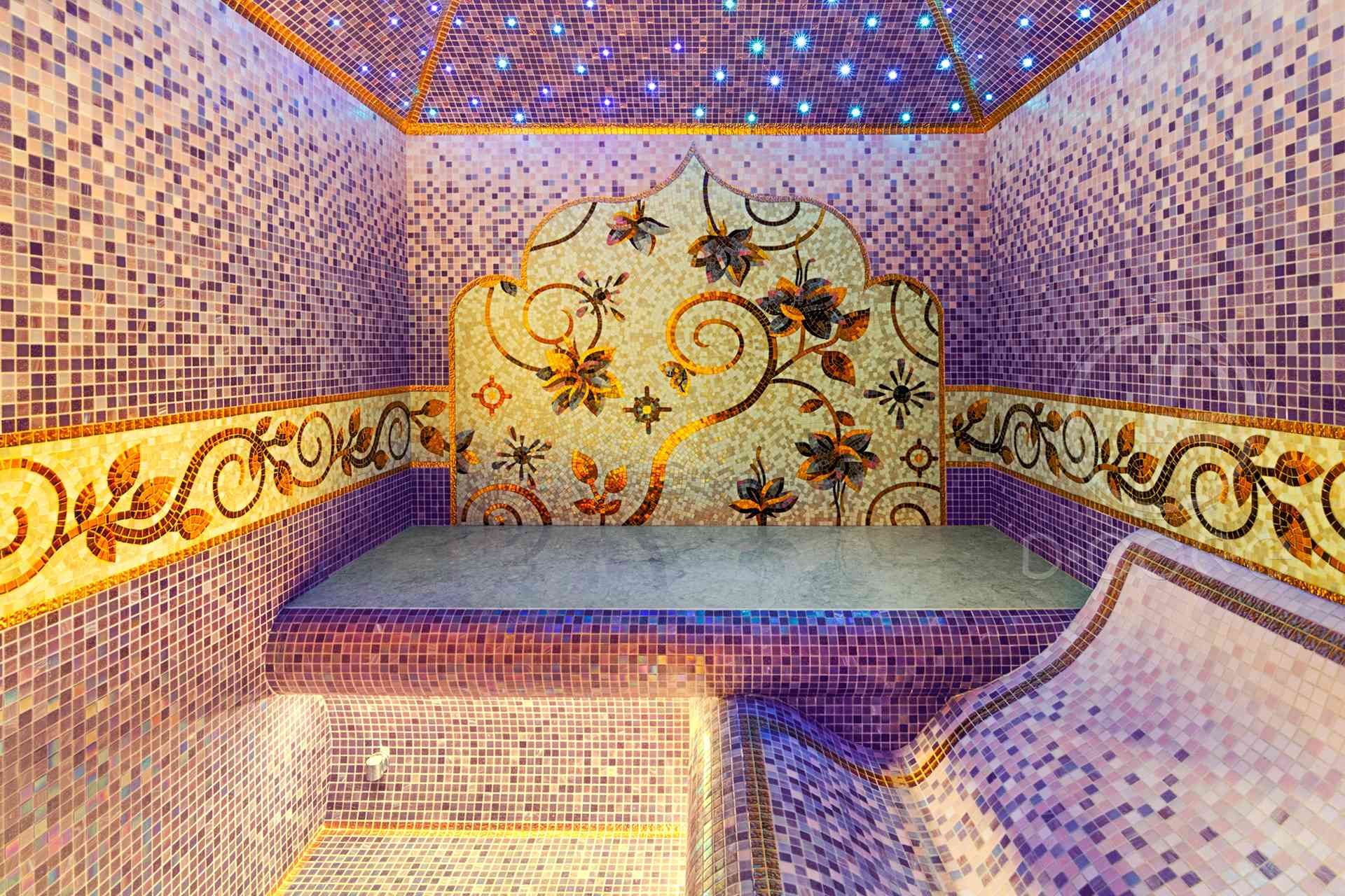 ванная комната в стиле хамама