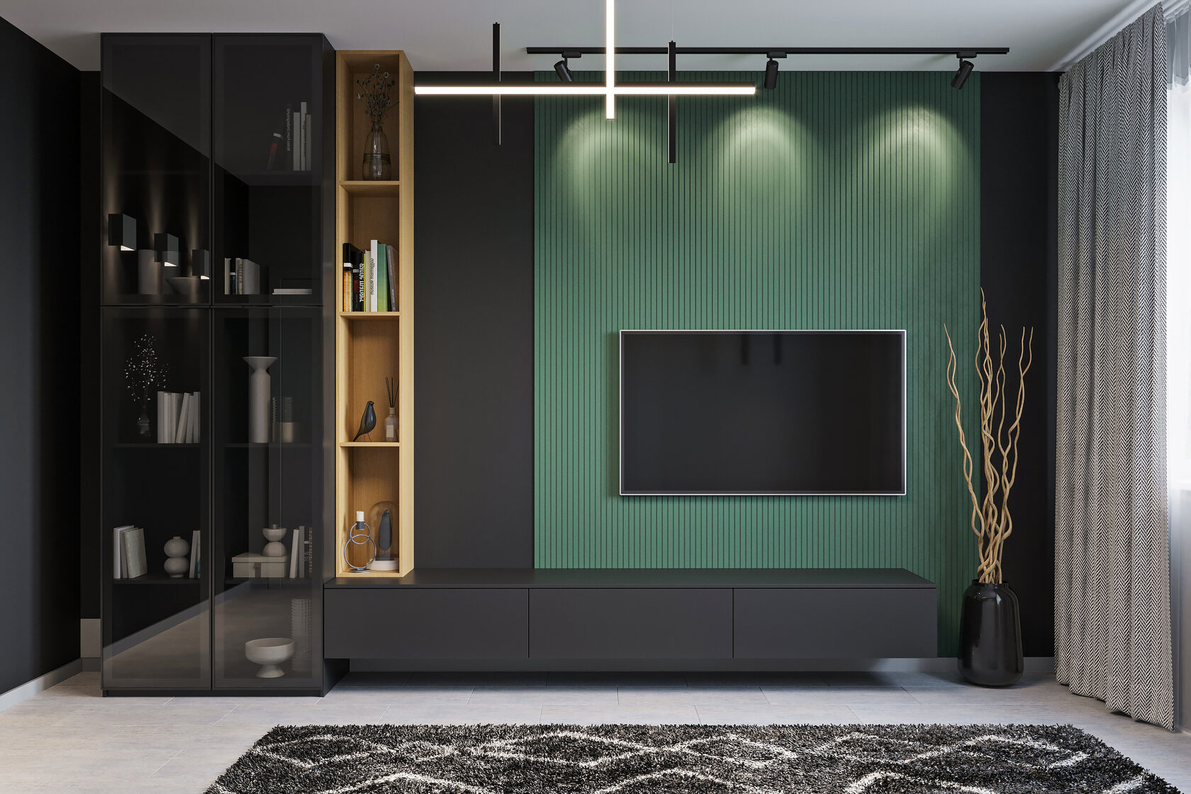 Дизайн интерьера квартиры-студии 30 м² в Стокгольме