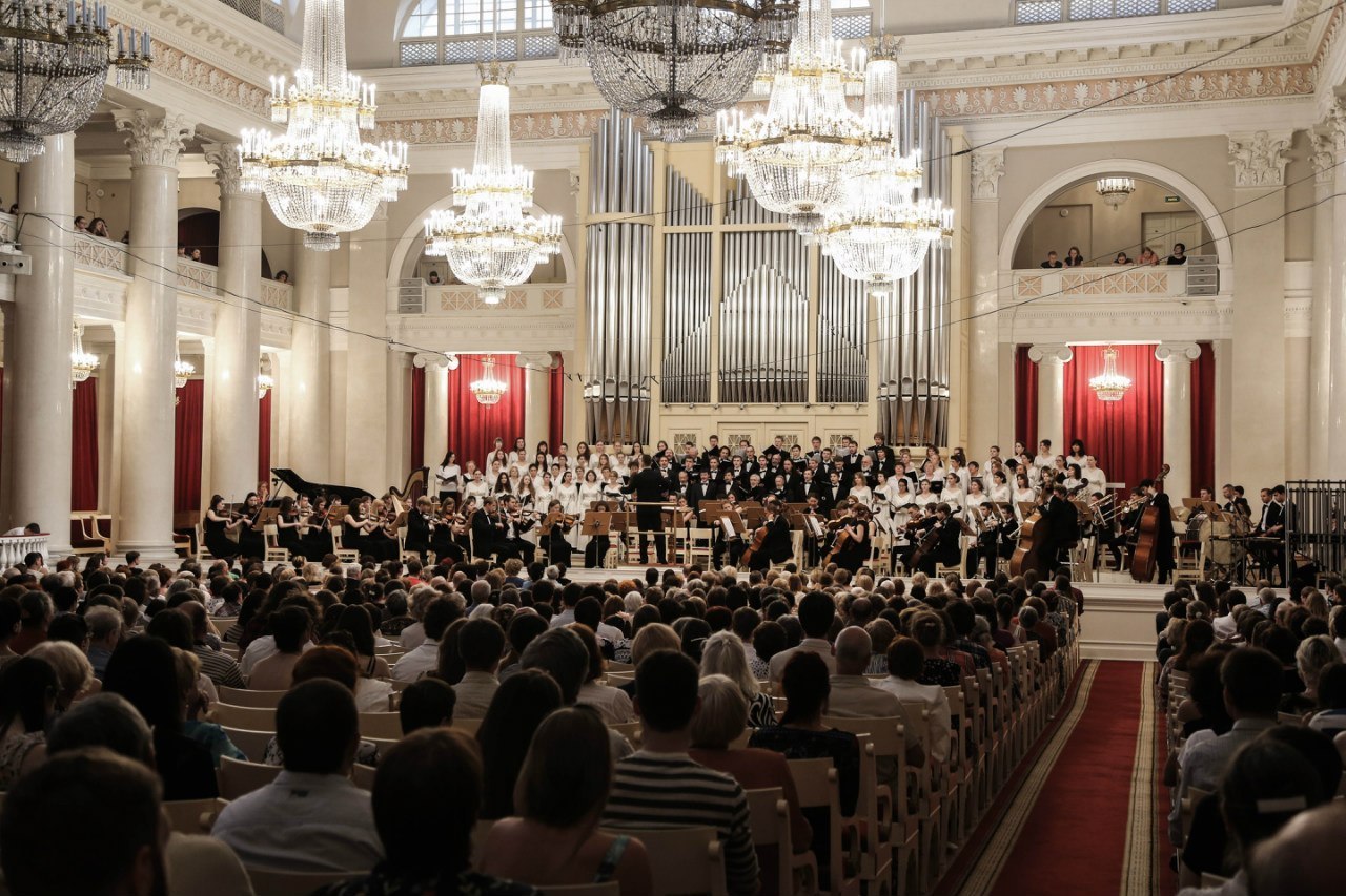 Филармония Санкт-Петербург большой зал хоры