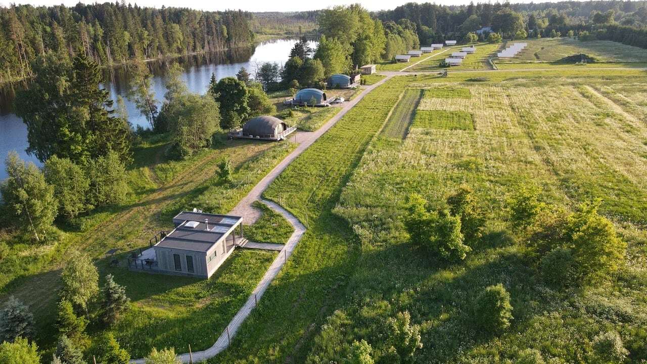 Территория комплекса, вид с высоты