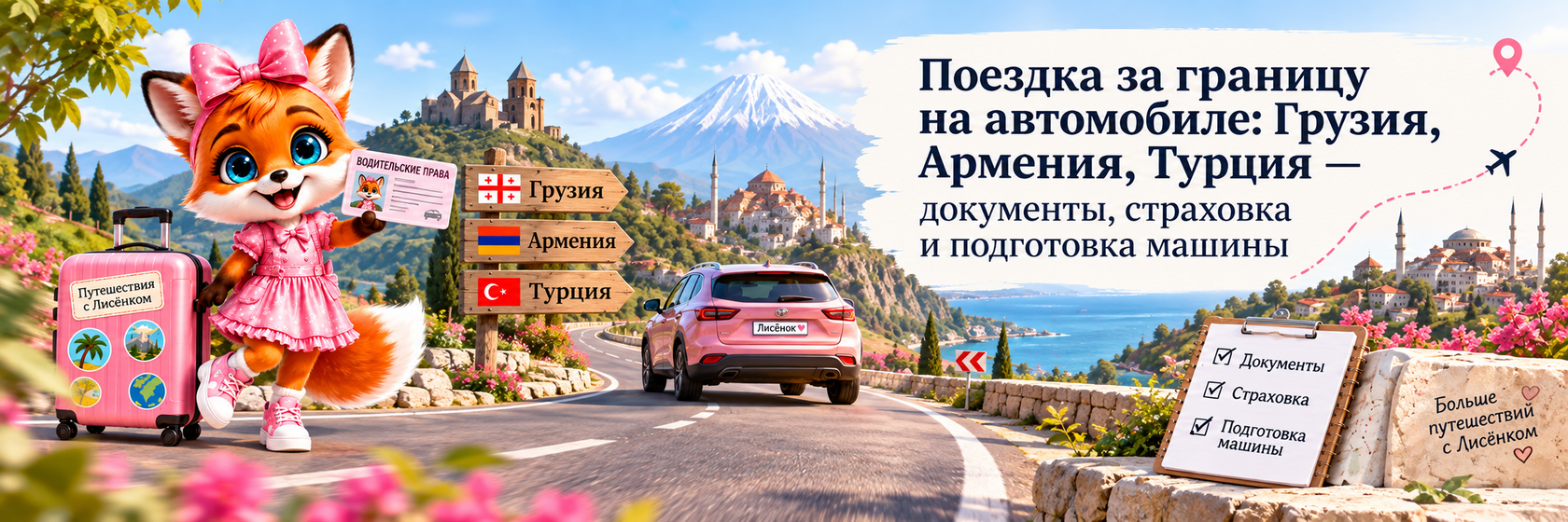 Поездка на автомобиле за границу: Грузия, Армения, Турция 
