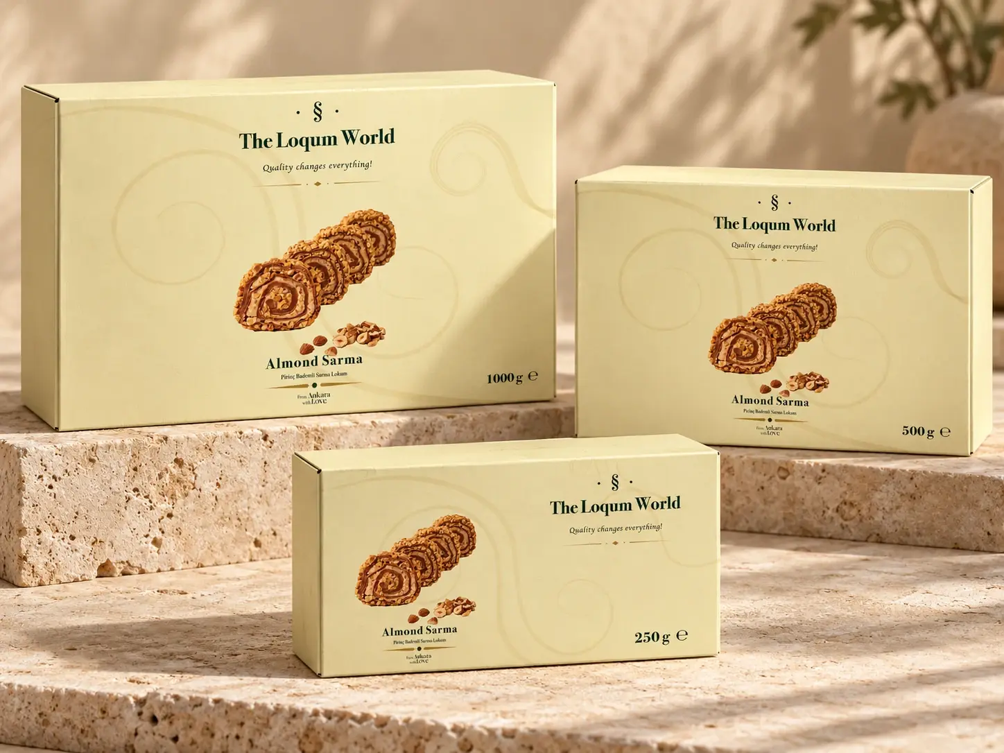Фирменные коробки Beyoğlu с продуктом LKM-SRM-022