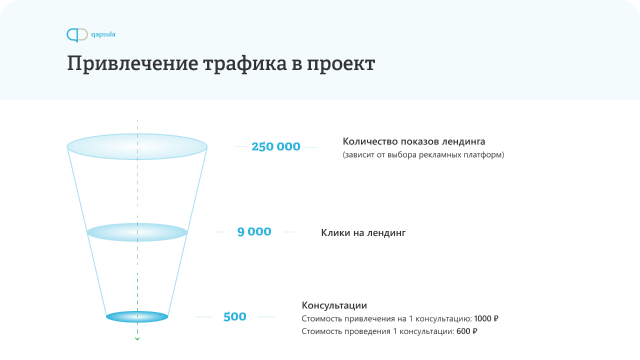 презентации Qapsula, пример инфографики