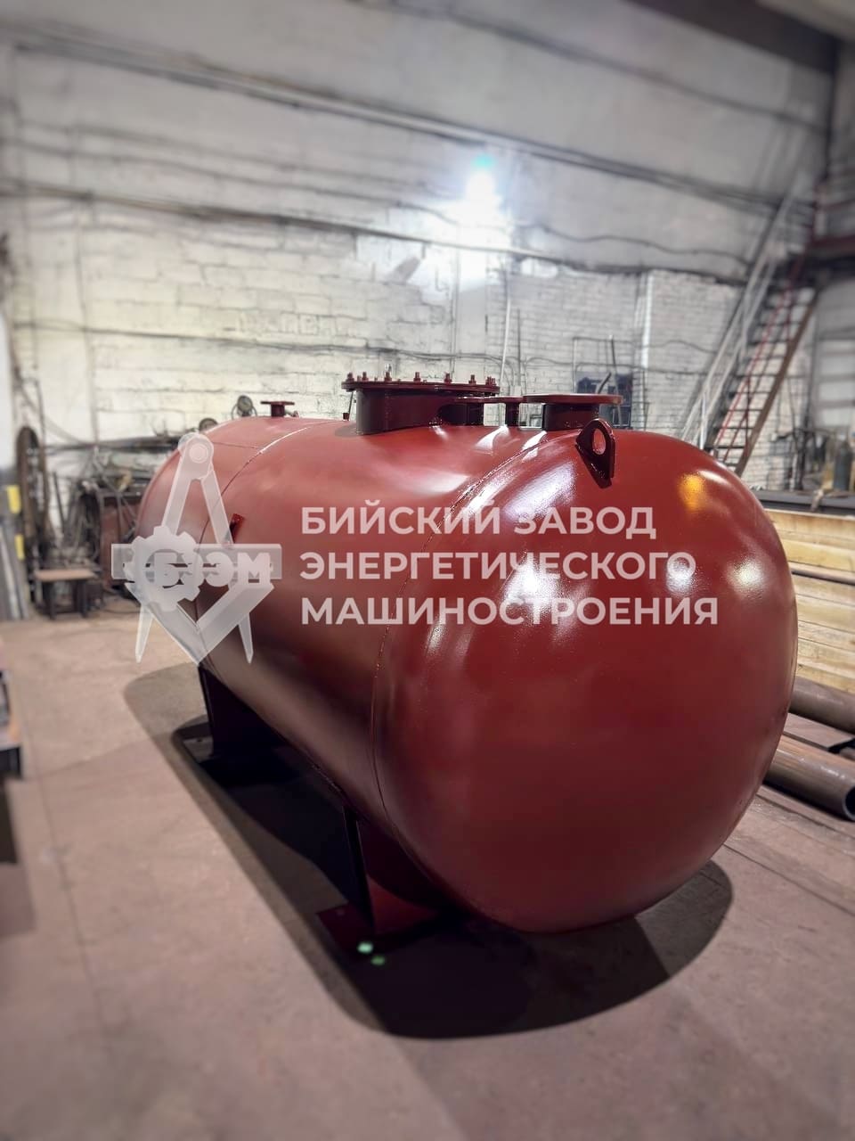 Деаэраторный бак БДА-4 подготовлен к отгрузке