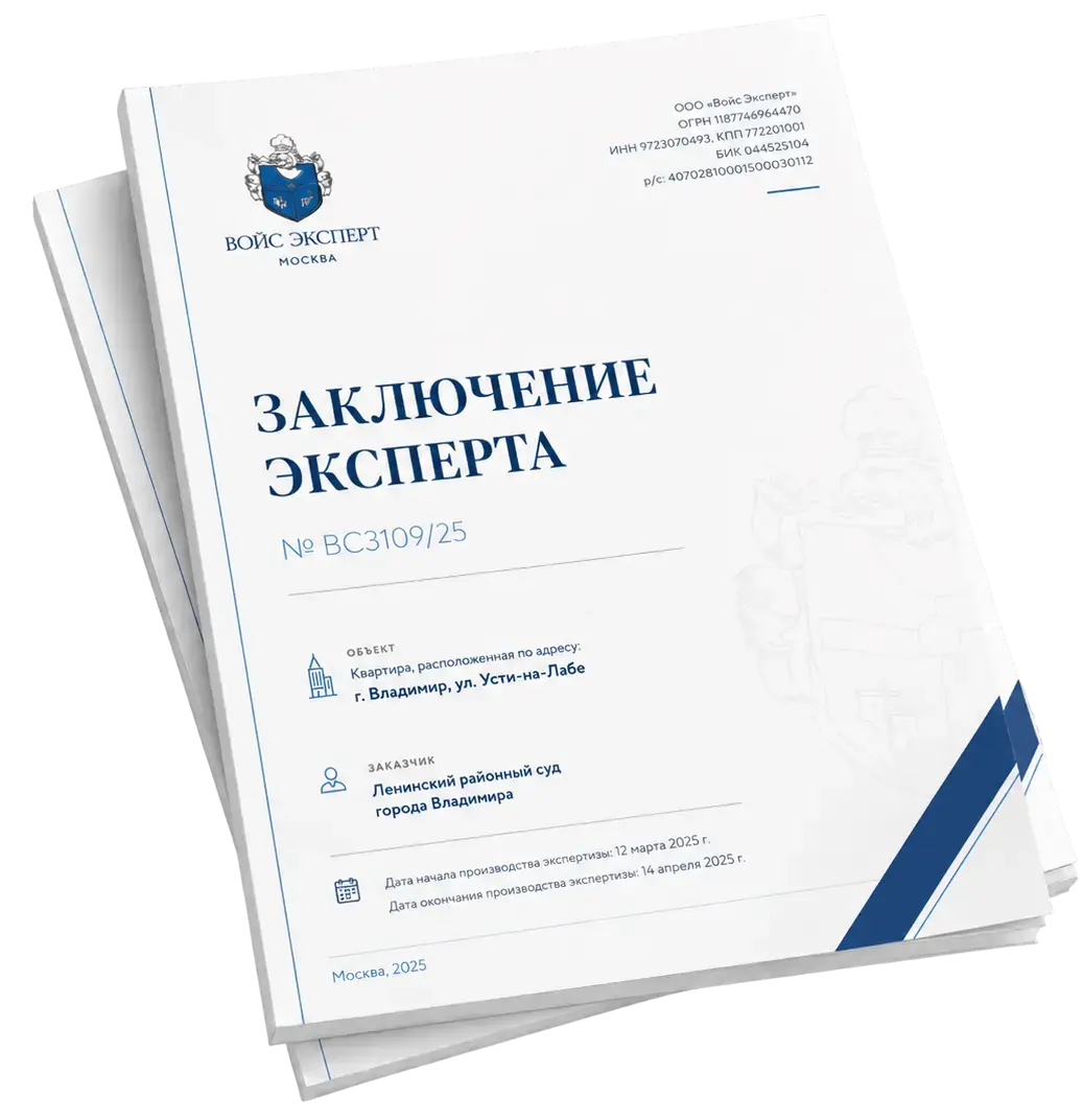Пример экспертного заключения