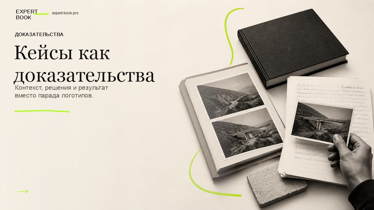 Обложка статьи «Как использовать кейсы в экспертной книге» — Expert Book