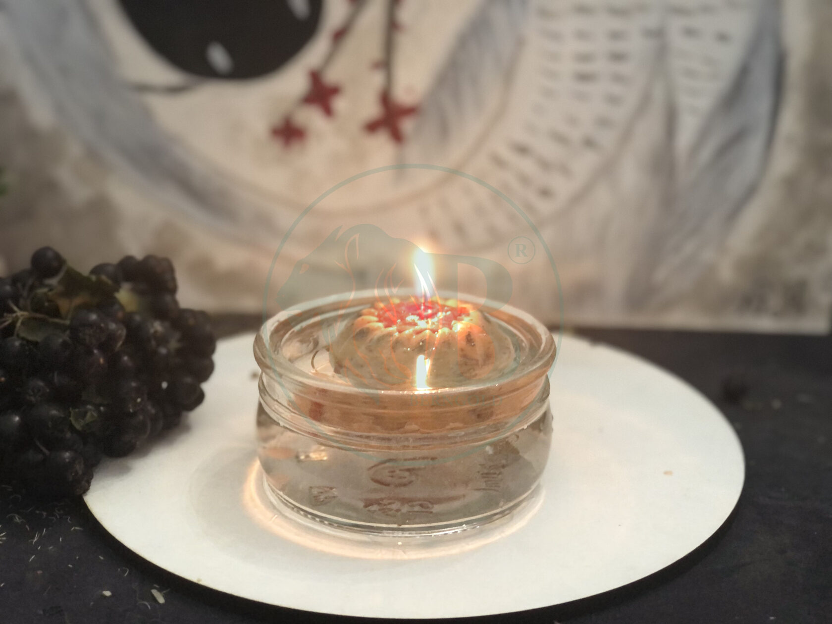 Flower Jelly Wax Candle