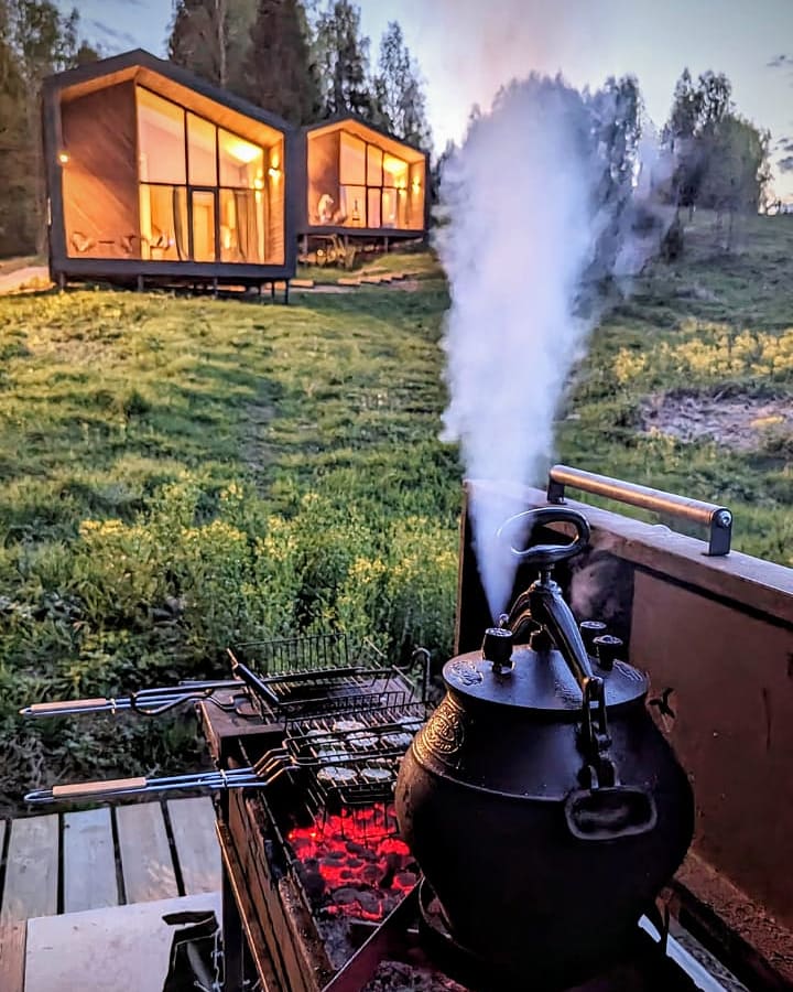 Дикие Ели — Скандинавские домики в лесу для отдыха