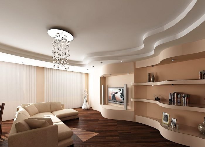 Дизайн потолка в квартире: фото и идеи в разных помещениях