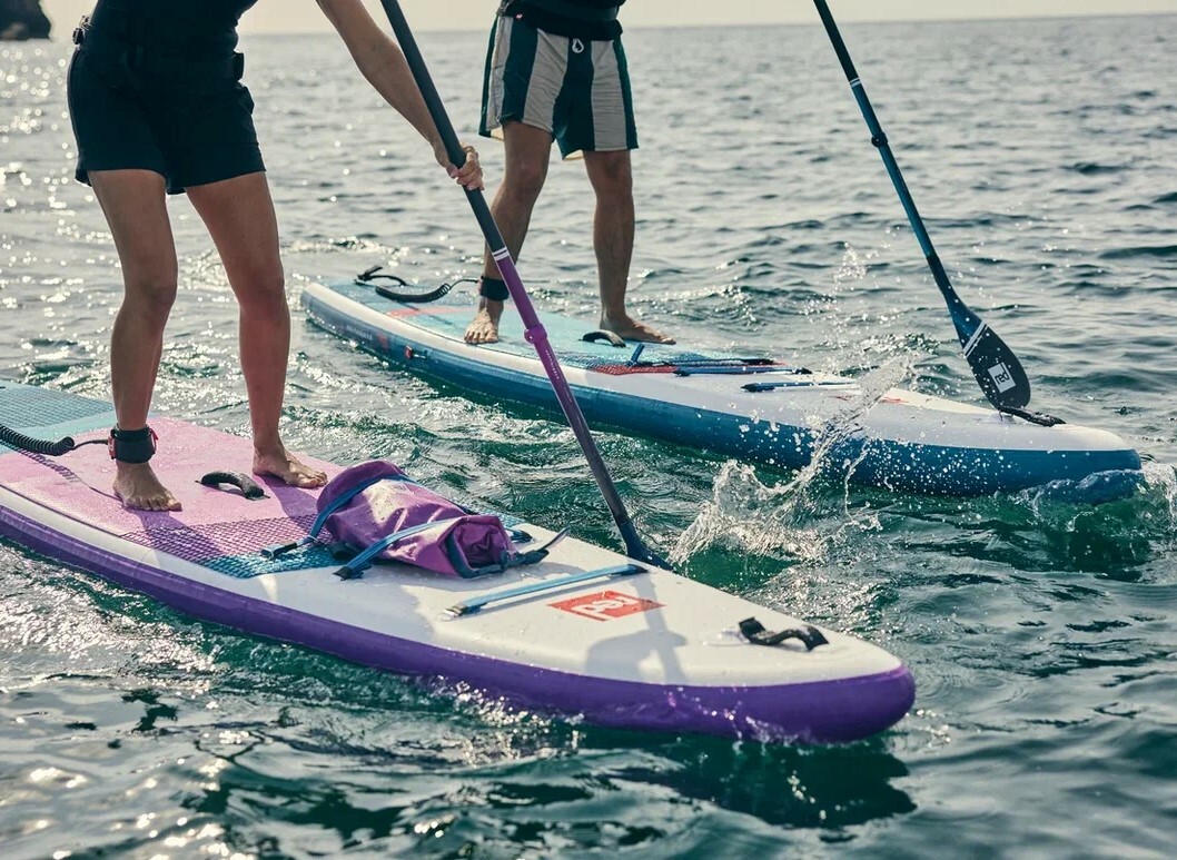 Decathlon надувная доска sup Compact 100 l