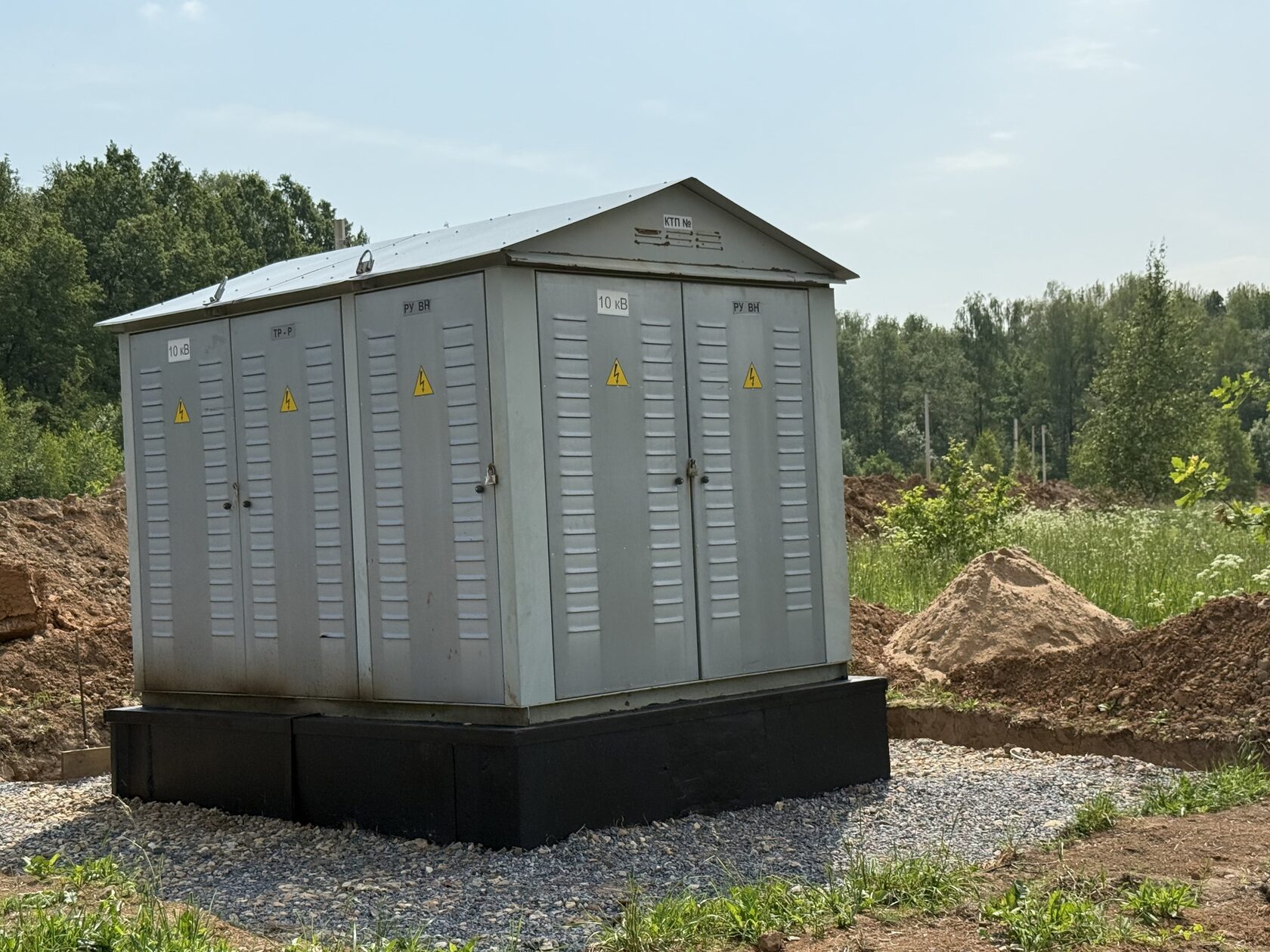 строительство дорог (в посёлке/в КП 