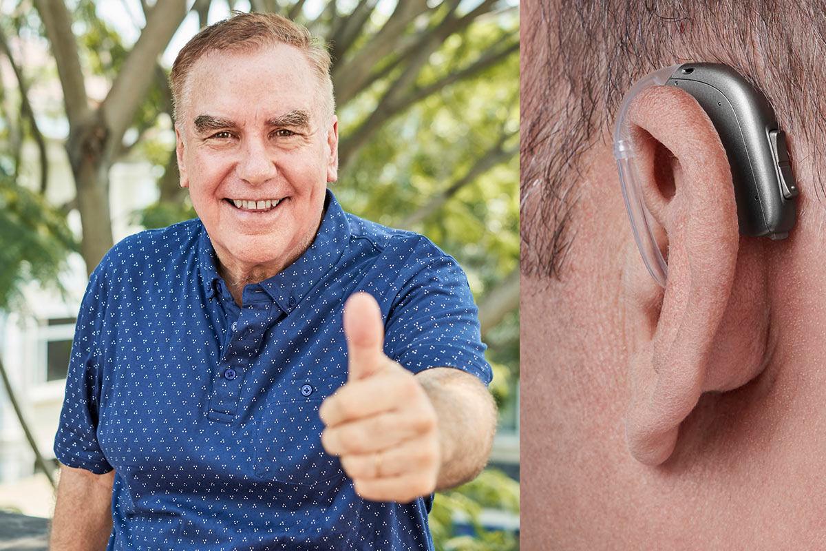 Заушный слуховой аппарат