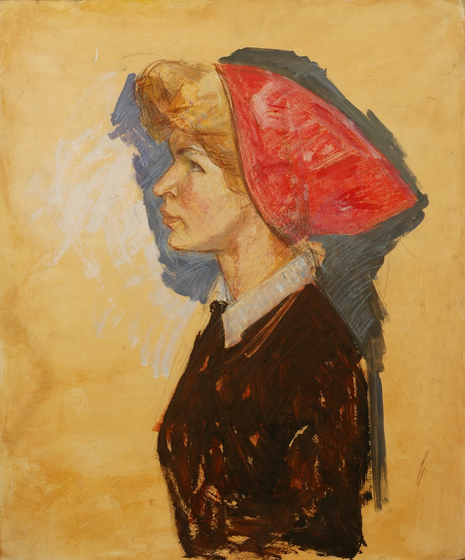 Решетников Ф.П. Женский портрет. 1960-е