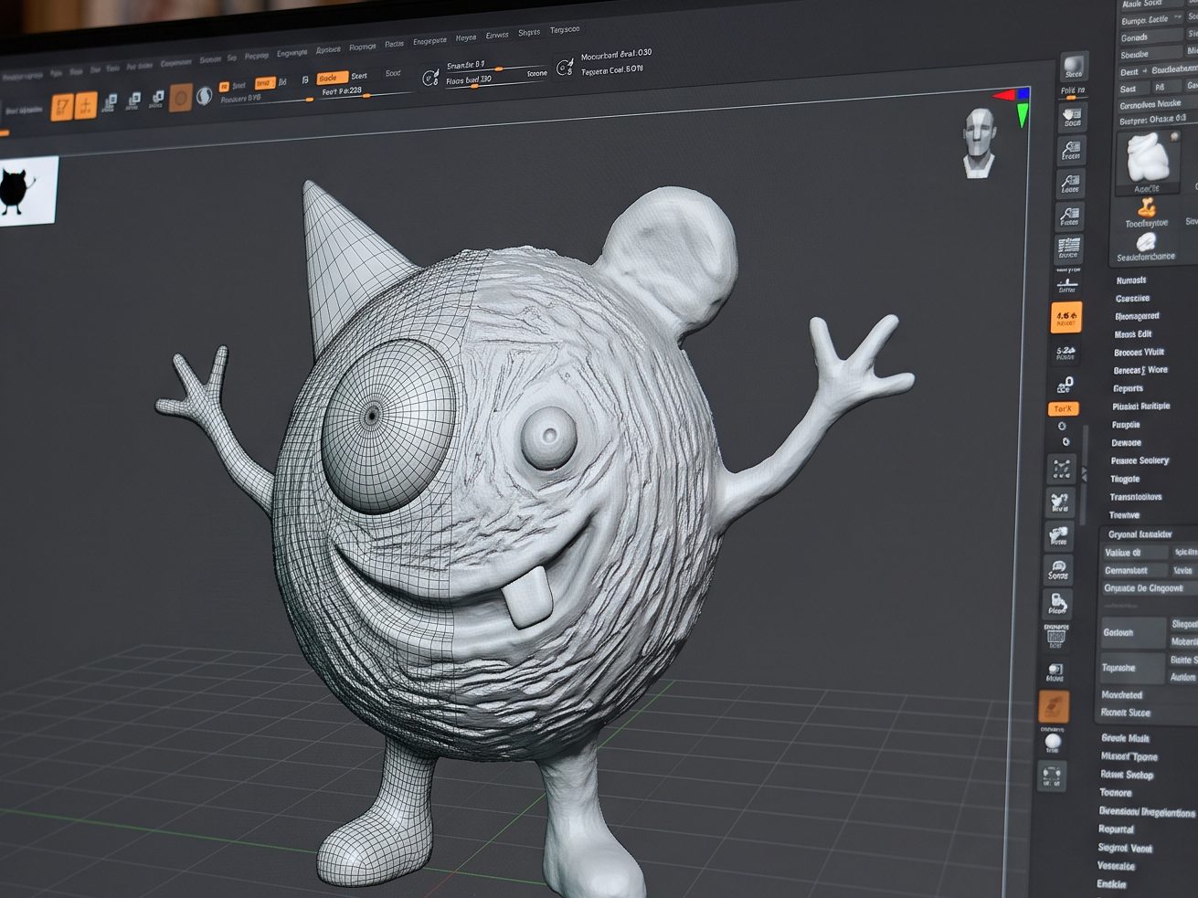 3D-модель героя