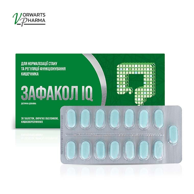 Зафакол IQ комплексна формула для підтримки здоров’я кишківника