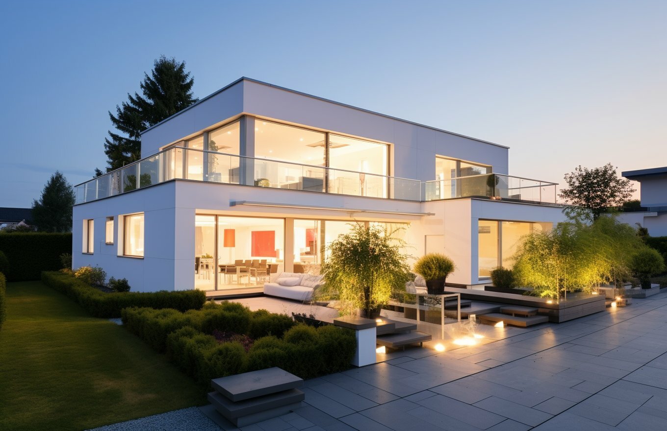 дом в стиле модерн