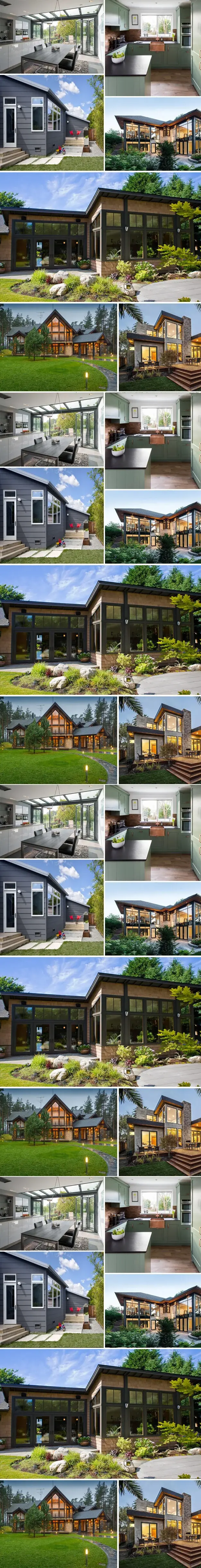 Примеры премиального загородного остекления