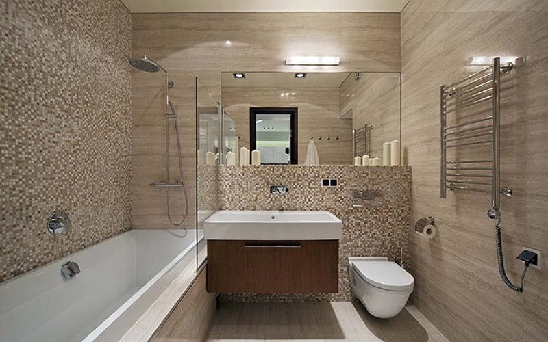 Ремонт ванной комнаты под ключ с материалами цены и фото в Москве - 
