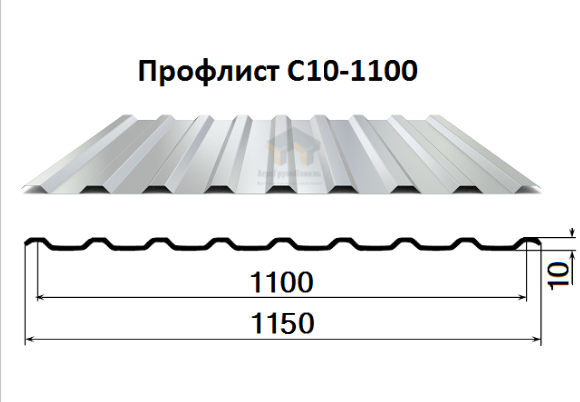 Профнастил С10