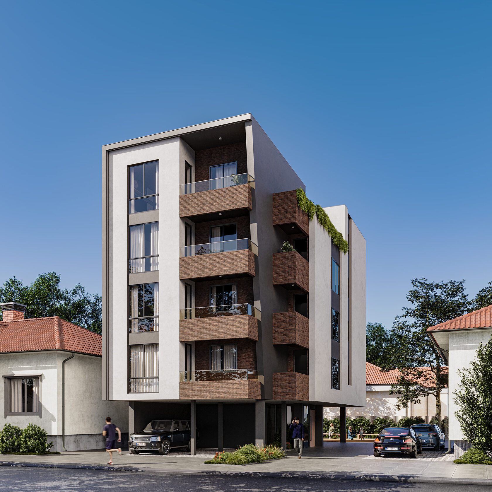 Визуализация здания