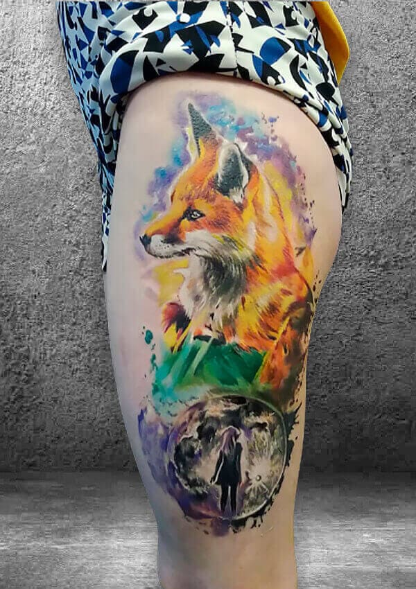 лиса тату, лучшие тату мастера Перми