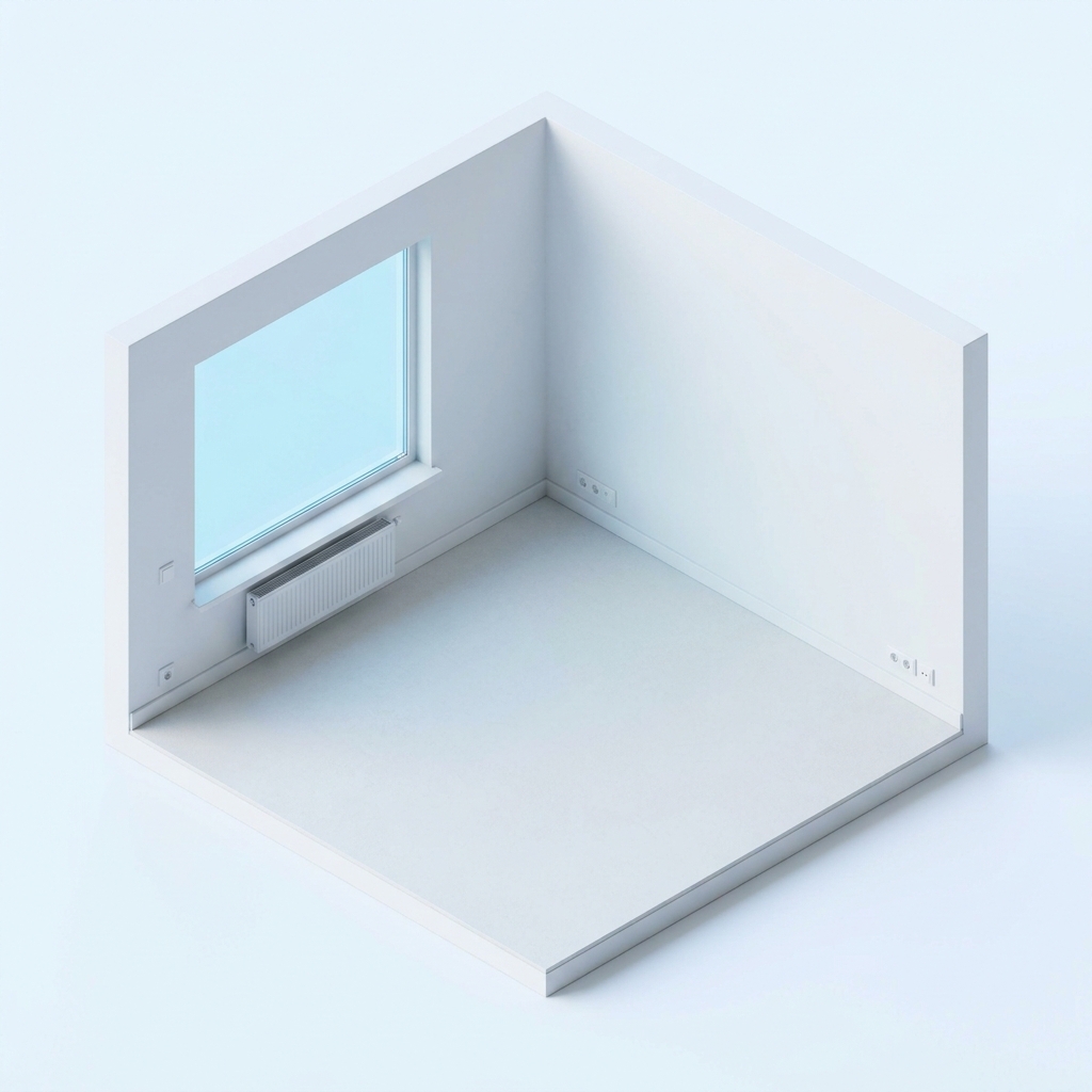 Комната в состоянии white box