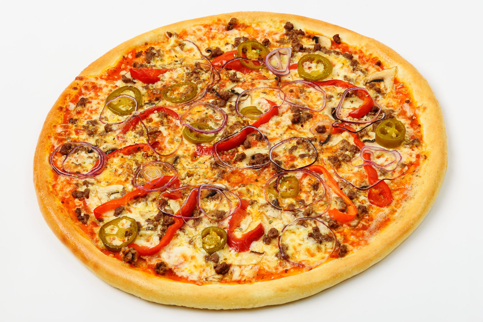Пицца Чили с перцем халапеньо