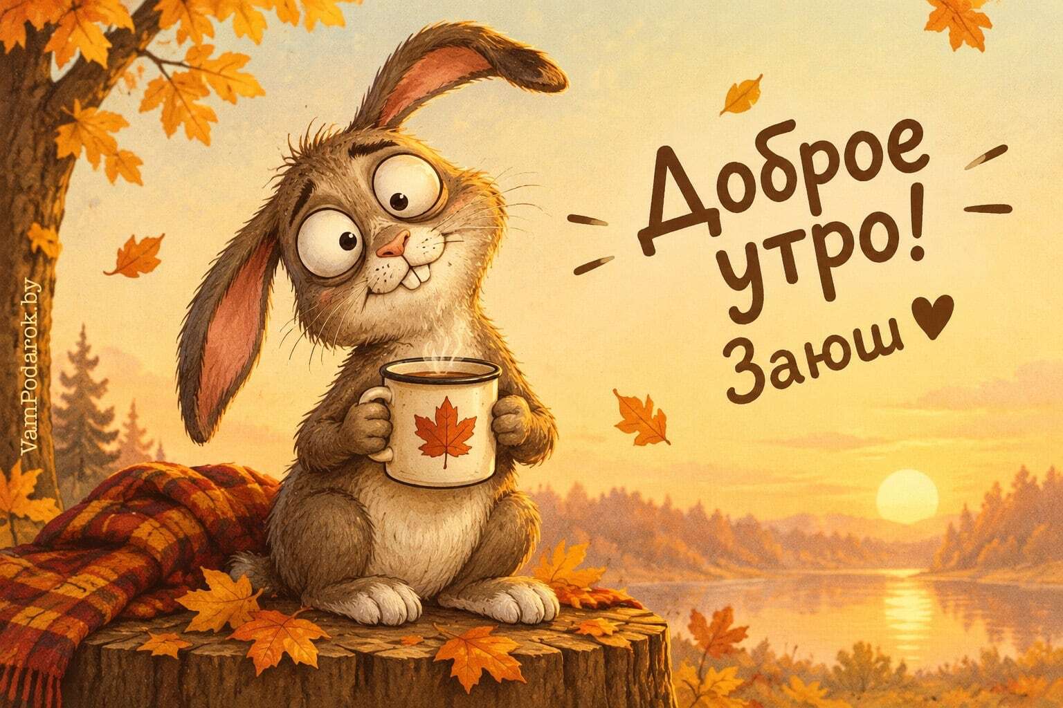 Доброе утро! Заюш!