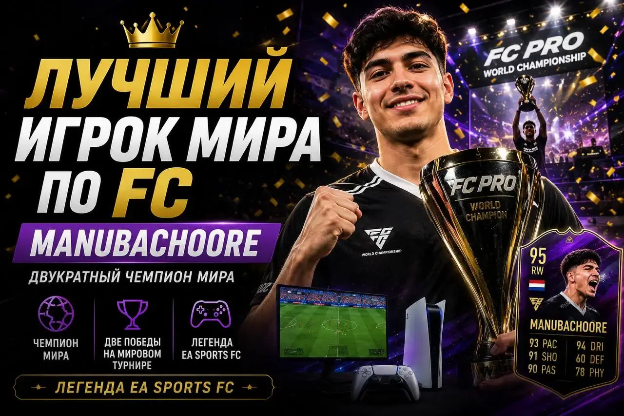 Чемпион мира по FC: как ManuBachoore стал легендой виртуального футбола