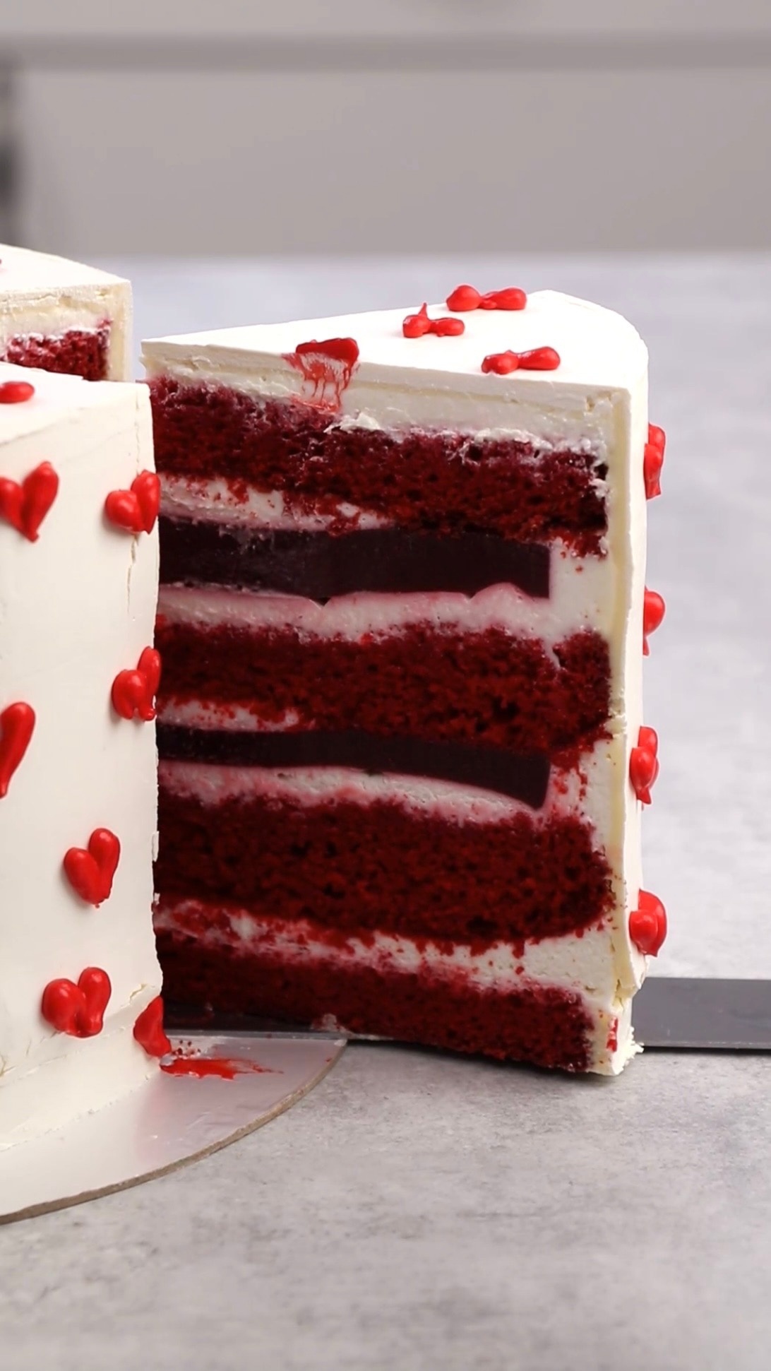 Необычный рецепт торта Красный бархат