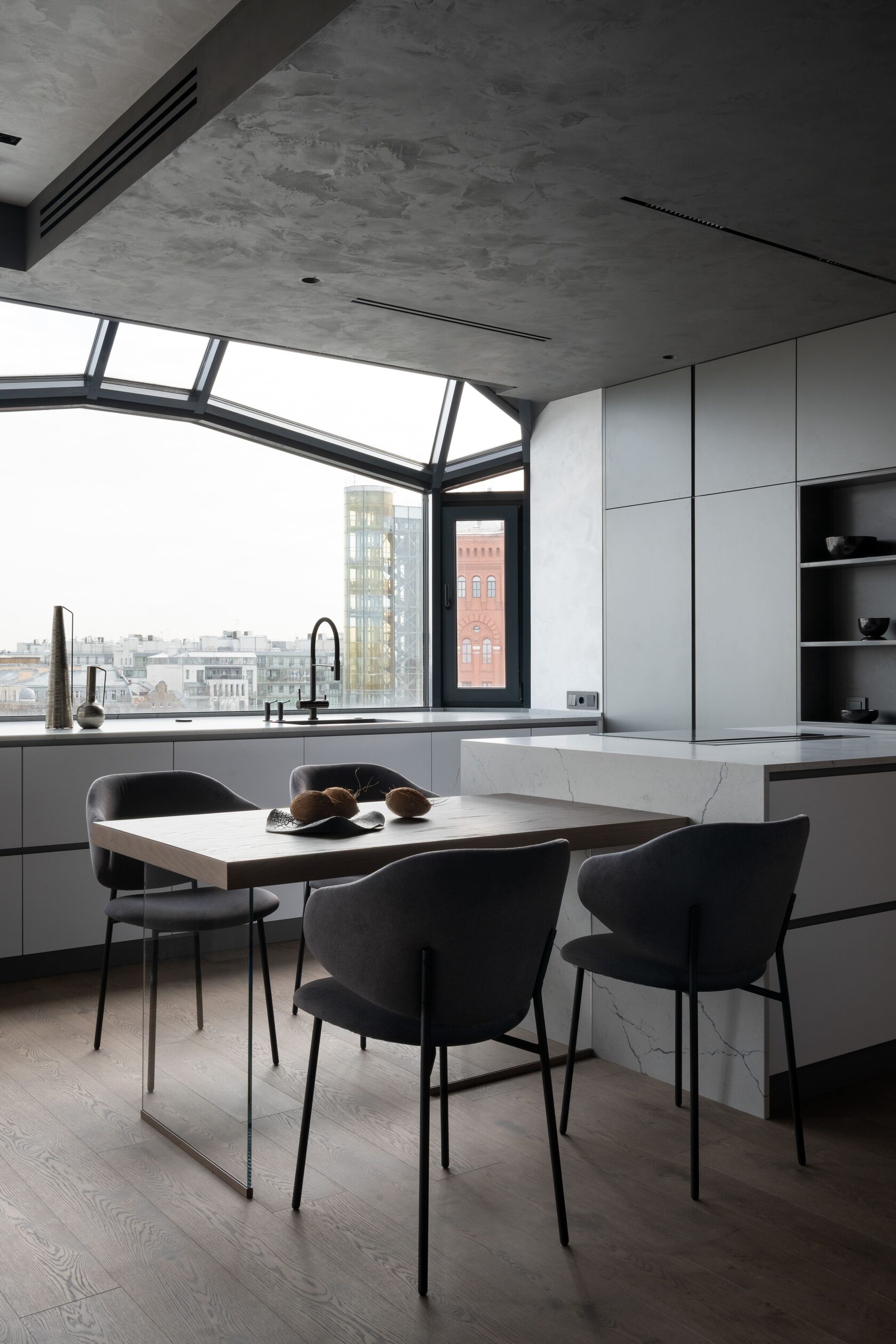 интерьер кухня-гостиная