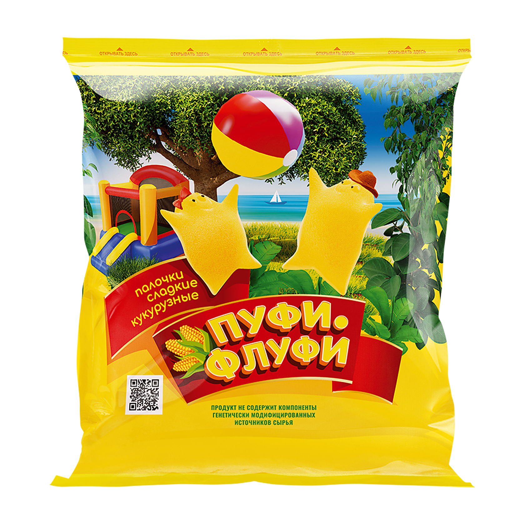 упаковка кукурузных палочек Пуфи-Флуфи