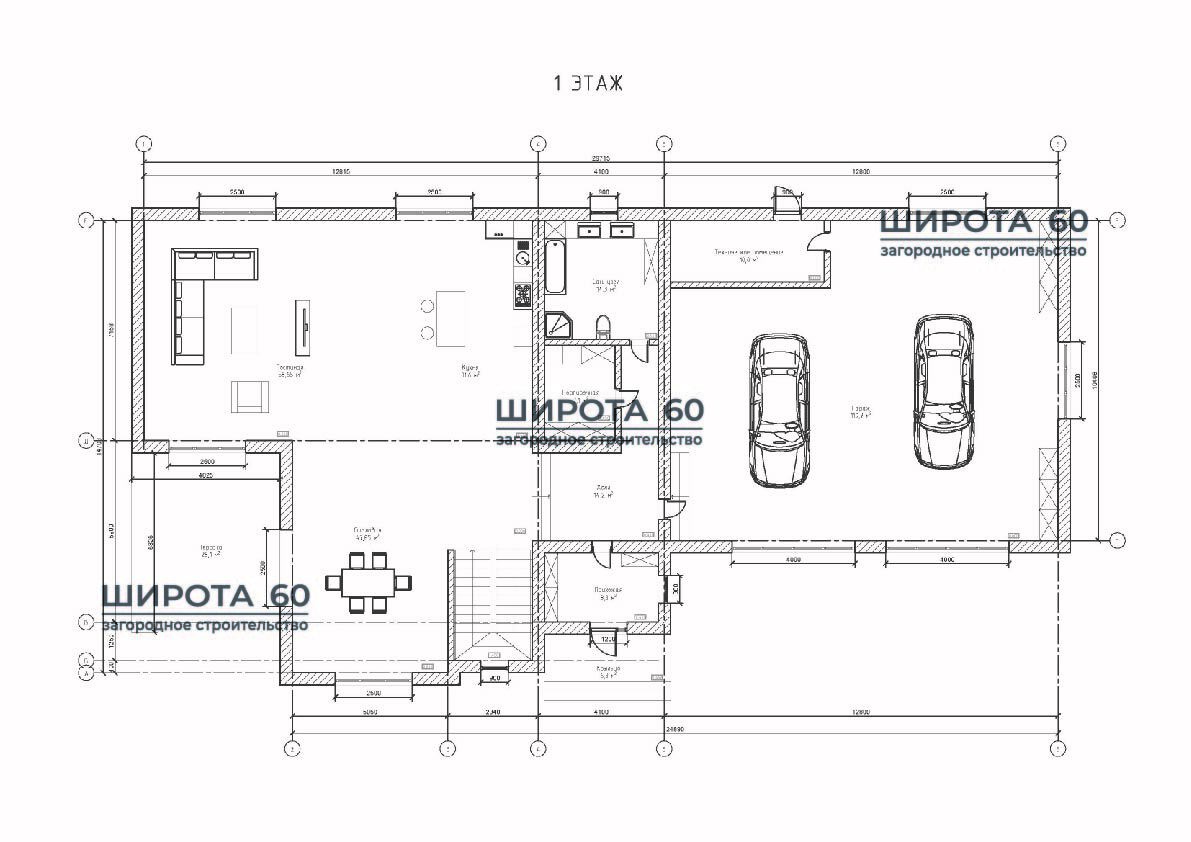 Планировка первого этажа